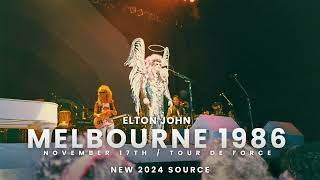 12 This Town Elton John  Live in Melbourne 1986 [upl. by Rellim]