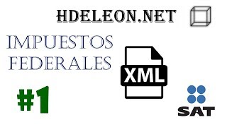 ¿Cómo crear el xml 33 con impuestos federales cfdi C Net  catálogos  SAT 1 [upl. by Nna]