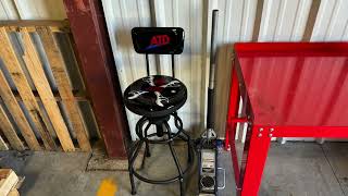 ATD Tools  Adjustable Shop Stool with Backrest  ATD81075 [upl. by Yeoz482]