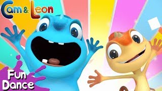 Funny Children Cartoon  Cam amp Leon Fun Dance  Cam amp Leon  Dance [upl. by Ciccia838]