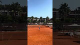 Lob practice at Mouratoglou Academy tennis mouratoglou france [upl. by Hedvah]