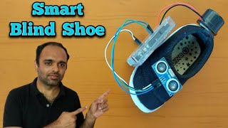 Smart Blind Shoe for the Visually Impaired  Obstacle Detection with Arduino Uno amp Ultrasonic Sensor [upl. by Madonna495]