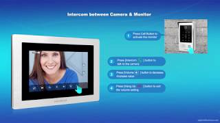 HOMSECUR HDK AHD Video Door Intercom System Touch Screen [upl. by Hal]