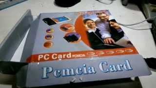 Mach3  PCMCIA parallel card  B5 Laptop PC  Engrave Test [upl. by Ienttirb]