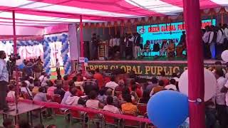 Green Globel Public School suryudih shikcha Chandankiyari Annual function 2020 mantri bhasan [upl. by Lavinie]