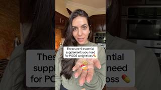 4 Essential Supplements for pcos weight loss [upl. by Aihsekin]