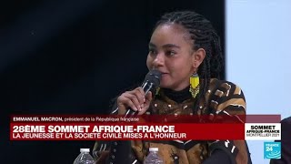 Sommet AfriqueFrance  quotLintervention militaire étrangère na jamais réglé un problèmequot [upl. by Lanahtan937]