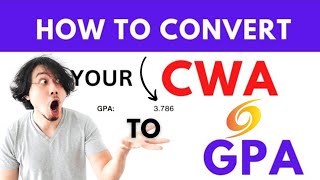 How To convert your CWA TO GPA  New Easy Way  New Update  Try now and save time [upl. by Asital]