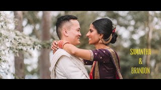 SAMANTHABRANDON  TEA CEREMONY AND HINDU WEDDING BENDOOLEY ESTATE  SPRINGFIELD HOUSE [upl. by Ariad870]