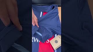 Unboxing Jersey PSG 2023  2024  MAILLOT PSG 23 24 PSG NIKE [upl. by Chariot481]