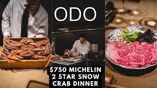 750 Michelin 2 star Snow Crab dinner [upl. by Ahsram]