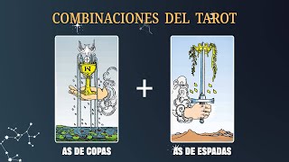 Combinaciones tarot con el UNO de ESPADASAS de ESPADAS  ARCANOS MENORES DE OROS Por TARA [upl. by Aniluj]