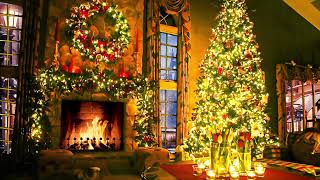 The Best Old Christmas Songs with Fireplace 🎅🏼 2 Hours Classic Christmas Hits Christmas Ambience [upl. by Kong]