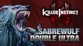 Killer Instinct Sabrewulf 85 hit Double Musical Ultra Combo [upl. by Romaine]