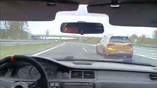 Civic EG B18C4 vs VW Golf R [upl. by Duff504]