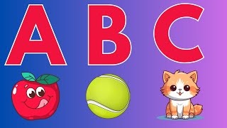 ए बी सी डी A For Apple B For Ball  ABC Alphabet Songs  Learning with Vedu [upl. by Dayiz]