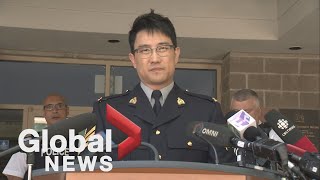 Police in Langley BC provide update on shooting that left 3 dead including suspect  FULL [upl. by Ardnassela]