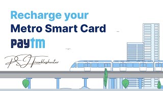 How to Recharge Delhi Metro Card with paytm [upl. by Imit]