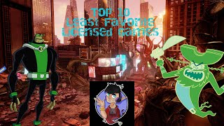 Top 10 Least Favorite Licensed Games  The Gaming Genieous [upl. by Alic796]