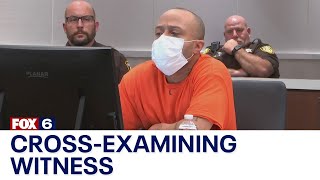 Darrell Brooks trial Brooks crossexamines witness  FOX6 News Milwaukee [upl. by Graf]