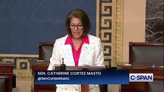 Sen Cortez Masto sponsors Senate guest chaplain Rajan Zed President Universal Society of Hinduism [upl. by Akeihsal]