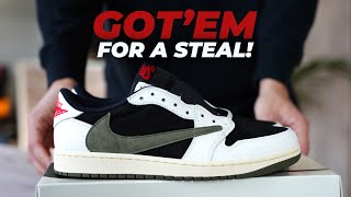 JORDAN 1 LOW OLIVE TRAVIS SCOTT DETAILED REVIEW by KickWho [upl. by Romelda]