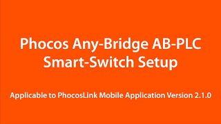 Phocos AnyBridge ABPLC SmartSwitch Setup [upl. by Iffar]