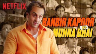 Ranbir Kapoors BRILLIANT ACTING as Munna Bhai  Sanju  Netflix India [upl. by Eyllib]