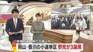 衆議院議員選挙 岡山・香川７選挙区に比例復活などであわせて１１人が当選 政治への意欲新たに 241028 1800 [upl. by Daryle219]