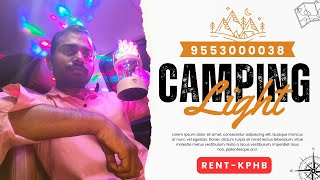 camping light150 rs rent9553000038 [upl. by Kellia]