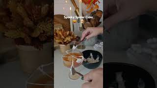 Try spooky spider cider You know to just add a bit of a sugary mess because thats what we need 🤣 [upl. by Holleran522]