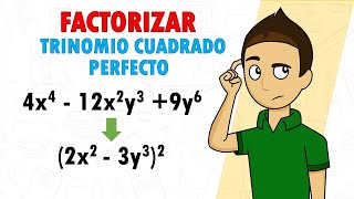 FACTORIZAR UN TRINOMIO CUADRADO PERFECTO [upl. by Cary]