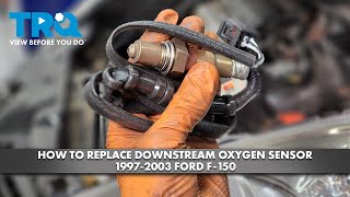 How to Replace Downstream Oxygen Sensor 19972003 Ford F150 [upl. by Airyt494]