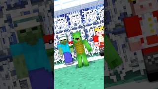 Mikey Was defeated by Jj minecraft minecraftshorts herobrine trending [upl. by Eecyak]