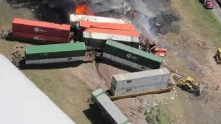 Goodwell OK train collision train and rail yard simulator Season 3 [upl. by Enived]