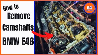 E46 BMW How to safely remove the Camshafts 2020 [upl. by Aicilana]