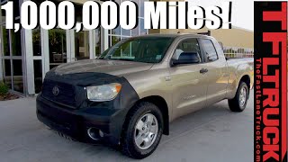 Meet the One Million Mile Toyota Tundra Still with Its Original V8 [upl. by Nnaira]