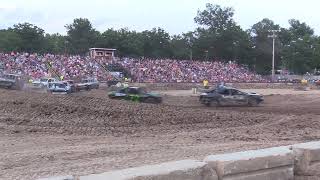 Ogemaw County Fair 2024 BumpnRunTuesday night FWD Stock Heat 38132024 West BranchMichigan [upl. by Clymer111]