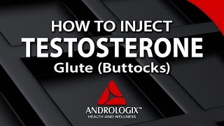 How to Inject Testosterone – Glute Buttocks Injection  Andrologixcom [upl. by Damaris182]