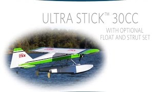 Hangar 9 Ultra Stick 30cc ARF 81quot on Floats [upl. by Hogarth]