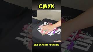 CMYK Silkscreen Printing on Shirts [upl. by Helbonia]