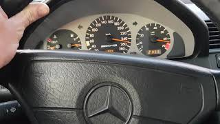 C36 AMG W202 1994 from 140 to 260 kmh on the last gear [upl. by Ayenat]