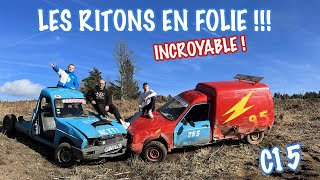 On sacage des C15 dans les chemins avec les ritons  🤯🤣 j’ai cru que j’allais mourrir 🤣 [upl. by Yetac]