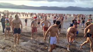 The Christmas Swim in Fenit 2014 [upl. by Eirellam]