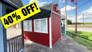 TINY HOME SHEDS 2023 HOME DEPOT STYLE AC UNIT [upl. by Euqirat]