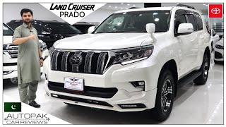 Toyota Land Cruiser Prado TX 2019  Black Interior  Detailed Review [upl. by Ruthie268]