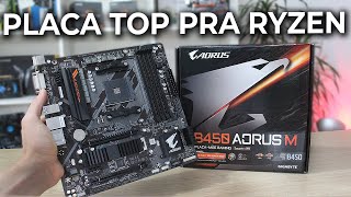 PLACA MÃE CUSTO BENEFÍCIO PARA RYZEN CONSTRUÇÃO E UPGRADES  B450 AORUS M [upl. by Pieter18]