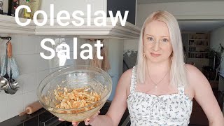 Vegan  Coleslaw Salat  2 Varianten  Veganer Coleslaw Salat [upl. by Refinne]