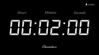 2Minute Timer  Clean and Sleek Countdown [upl. by Mowbray198]