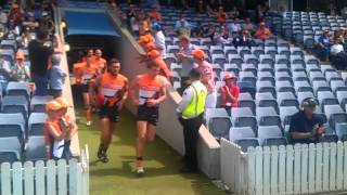 GIANTS run out at Manuka Oval [upl. by Zwart259]